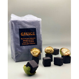 Уголь ореховый Gresco 1кг (72 шт) без коробки Уголь ореховый Gresco 1кг (72 шт) без коробки